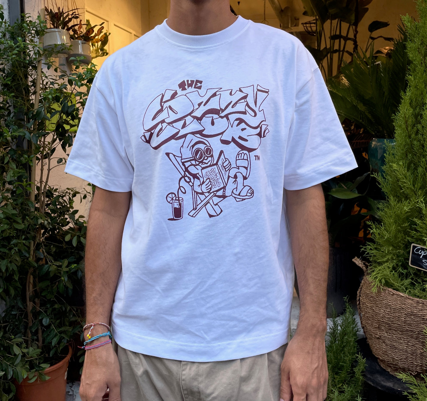 COZZY CLUB WHITE TEE