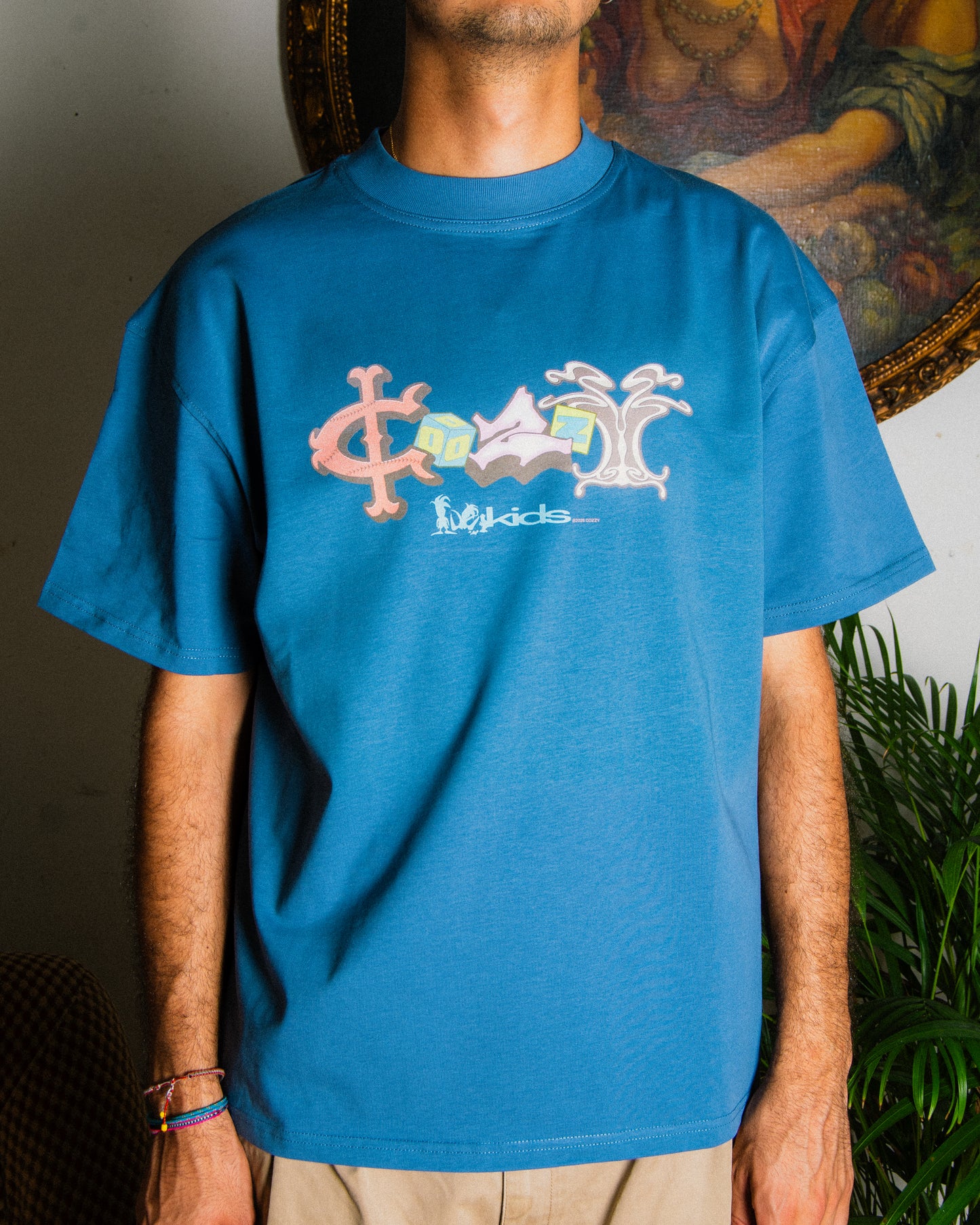 COZZY KIDS TEAL TEE