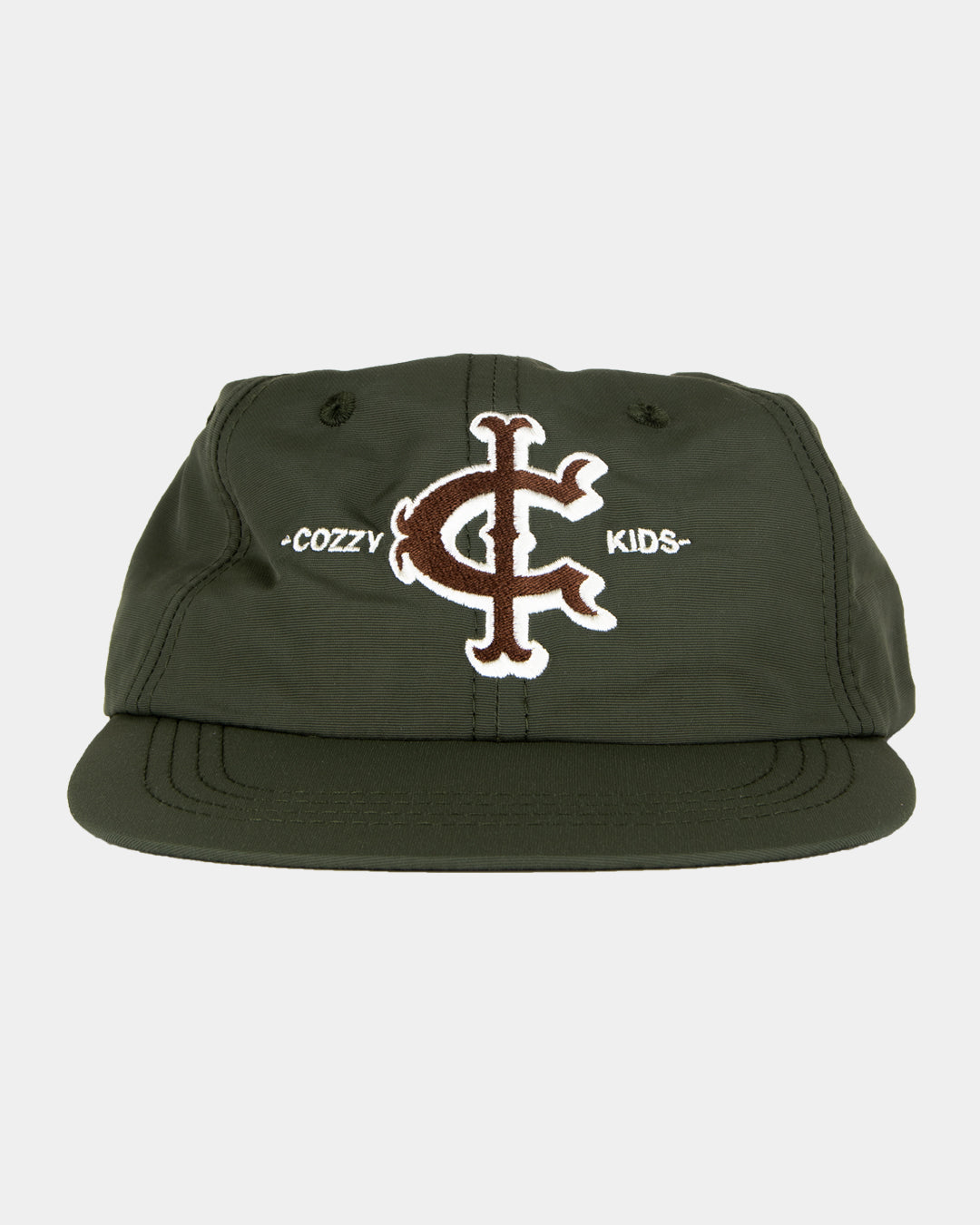 COZZY 6-PANEL GREEN CAP