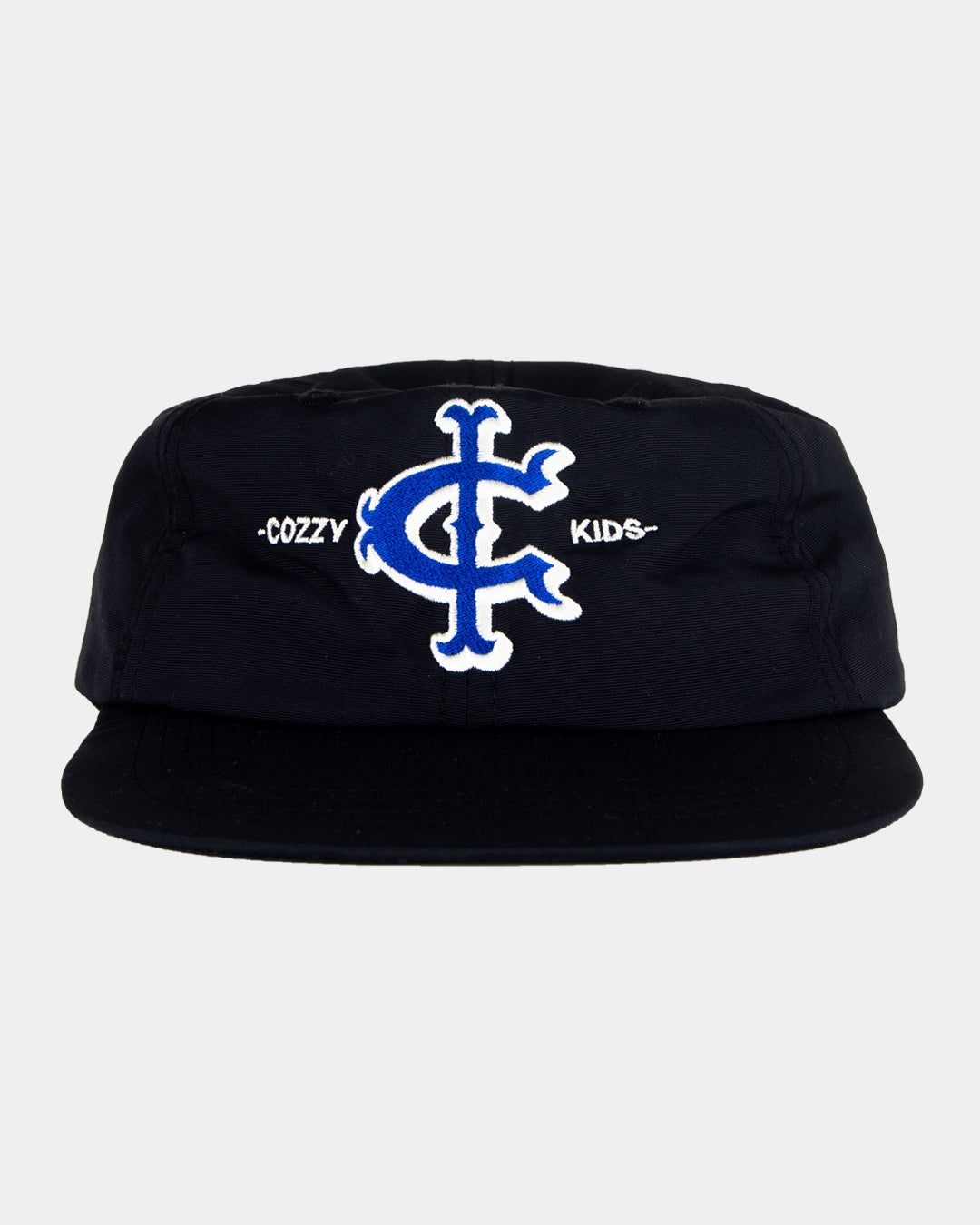 COZZY 6-PANEL BLACK CAP