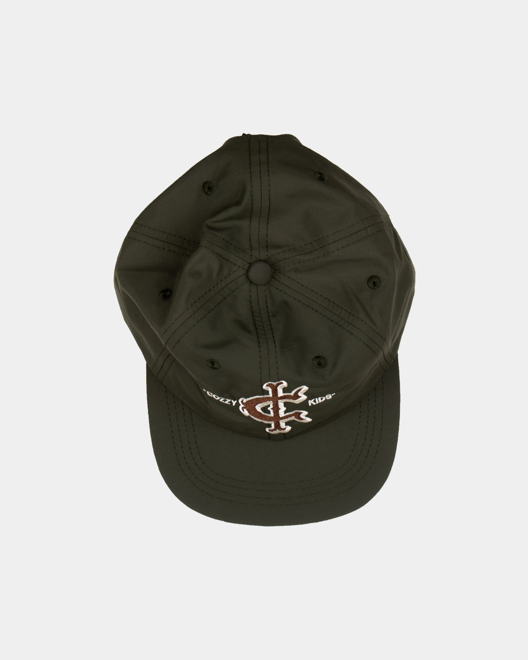 COZZY 6-PANEL GREEN CAP
