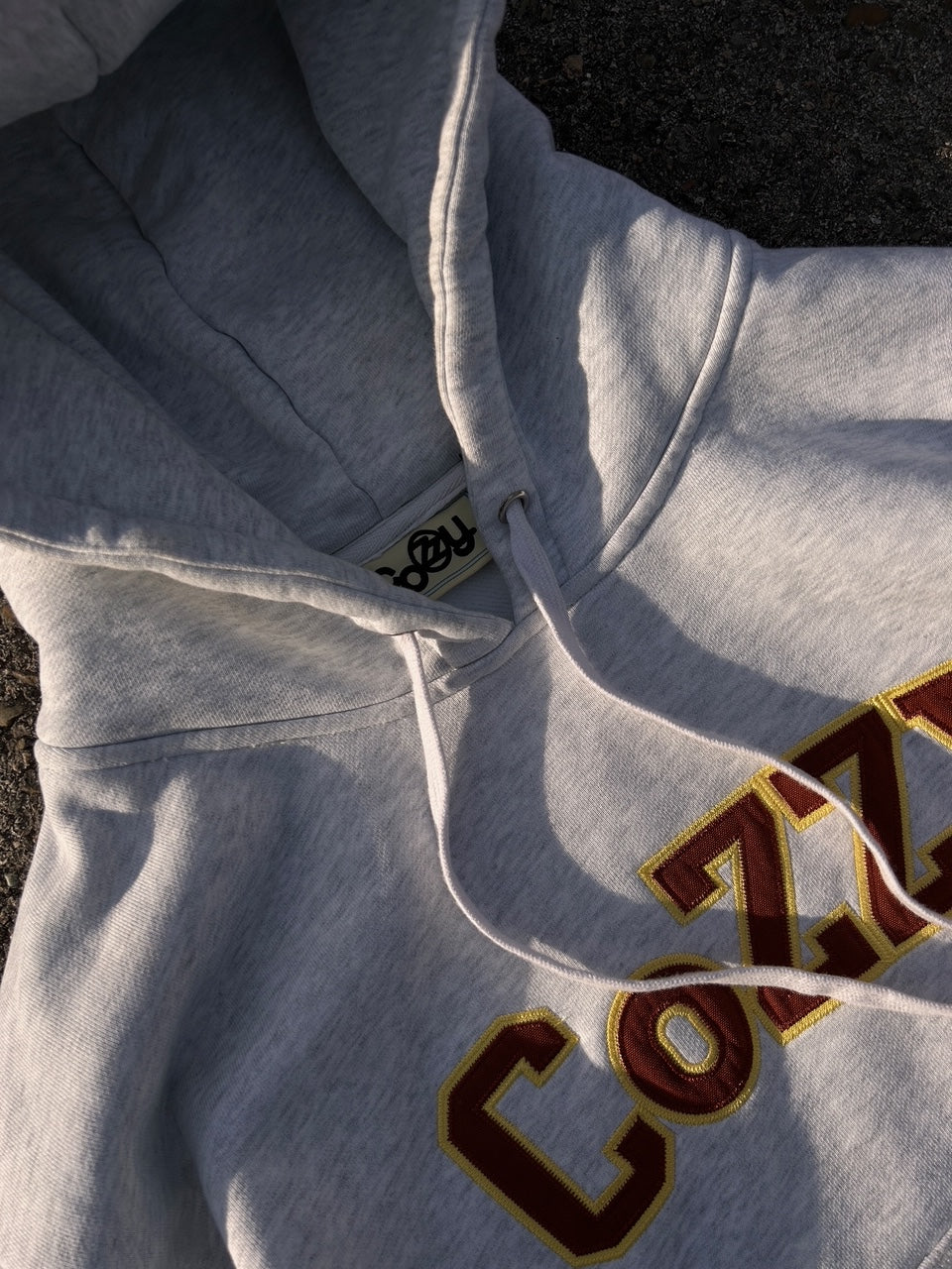 UNIVERSITY GREY HOODIE