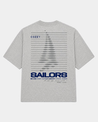COZZY SAILORS GREY TEE