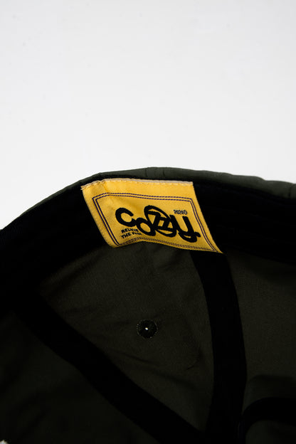 COZZY 6-PANEL GREEN CAP