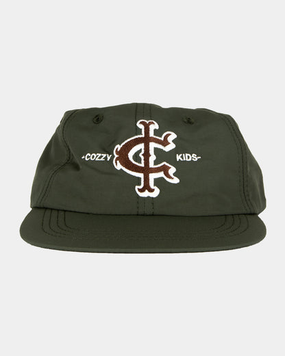 COZZY 6-PANEL GREEN CAP