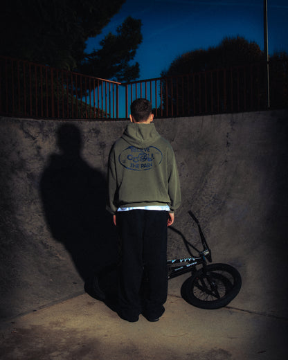 STAMP VINTAGE OLIVE HOODIE