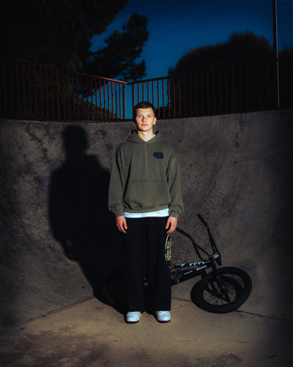 STAMP VINTAGE OLIVE HOODIE