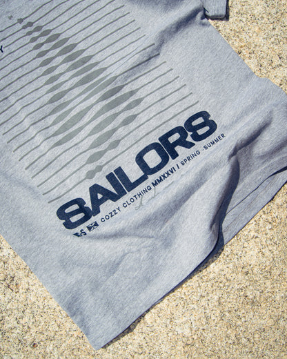 COZZY SAILORS GREY TEE