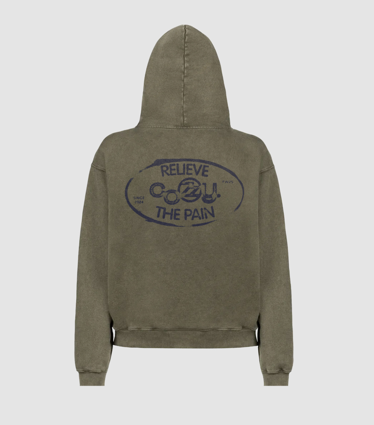 STAMP VINTAGE OLIVE HOODIE