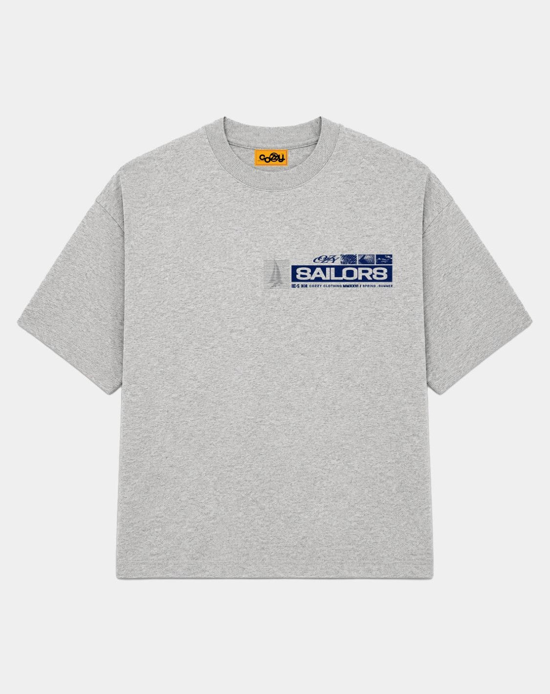 COZZY SAILORS GREY TEE